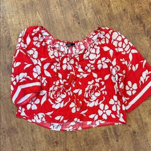 Beautiful flowy summer blouse from mlle gabrielle size large. NWOT